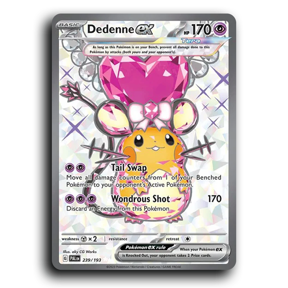 Dedenne ex (239/193) [Paldea Evolved] Ultra Rare Pokemon Card TCG Near Mint NM