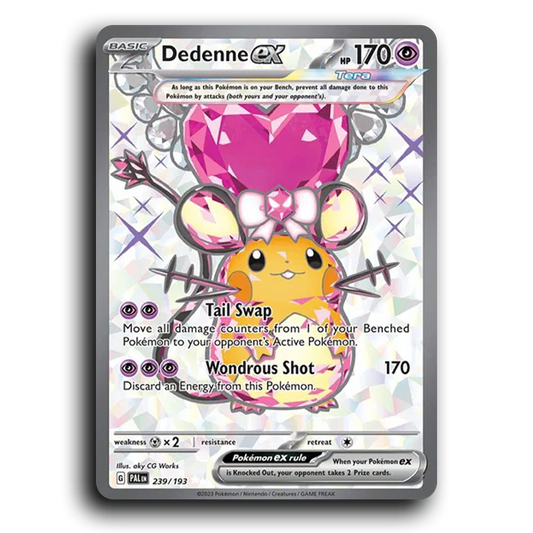 Dedenne ex (239/193) [Paldea Evolved] Ultra Rare Pokemon Card TCG Near Mint NM