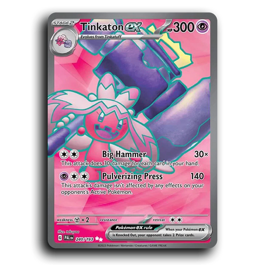 Tinkaton ex (240/193) [Paldea Evolved] Ultra Rare Pokemon Card TCG Near Mint NM