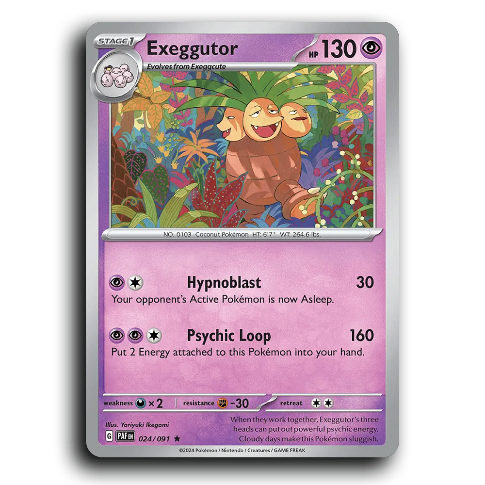 Exeggutor (024/091) [Paldean Fates]