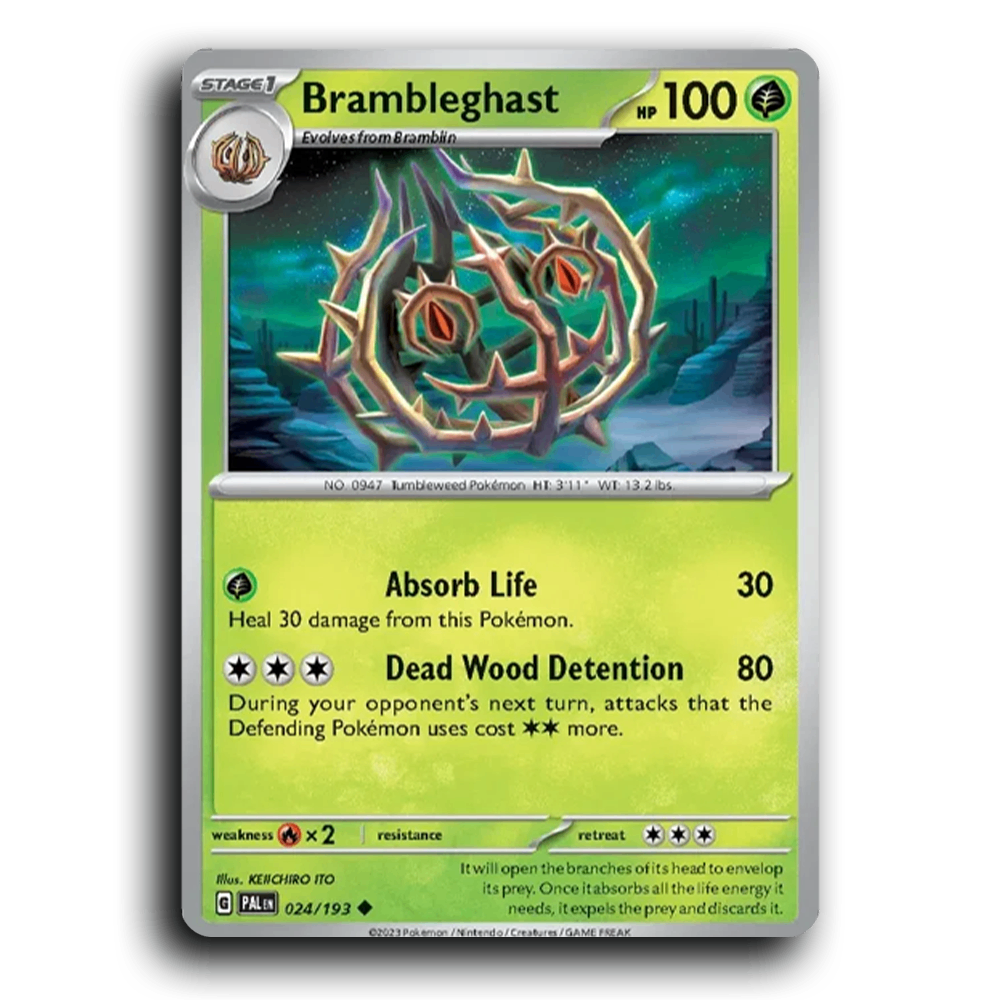 Brambleghast (024/193) [Paldea Evolved] Uncommon Pokemon Card TCG Near Mint NM