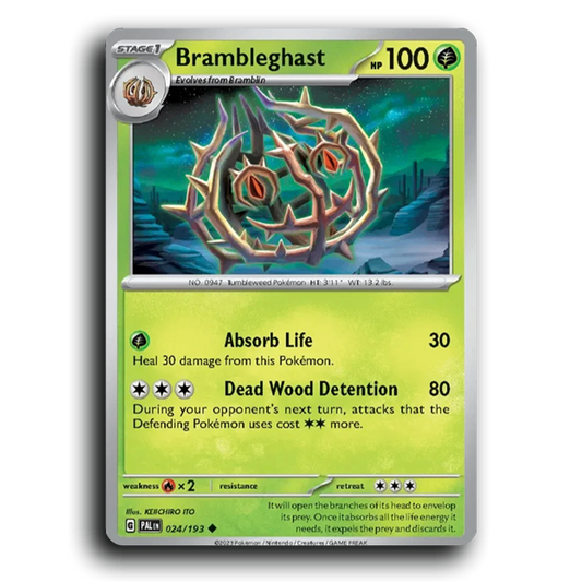 Brambleghast (024/193) [Paldea Evolved] Uncommon Pokemon Card TCG Near Mint NM