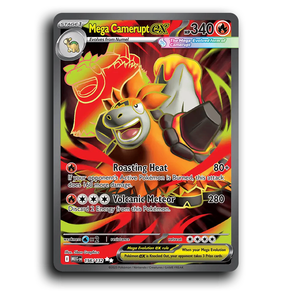 Mega Camerupt ex - 156/132 [Mega Evolution]