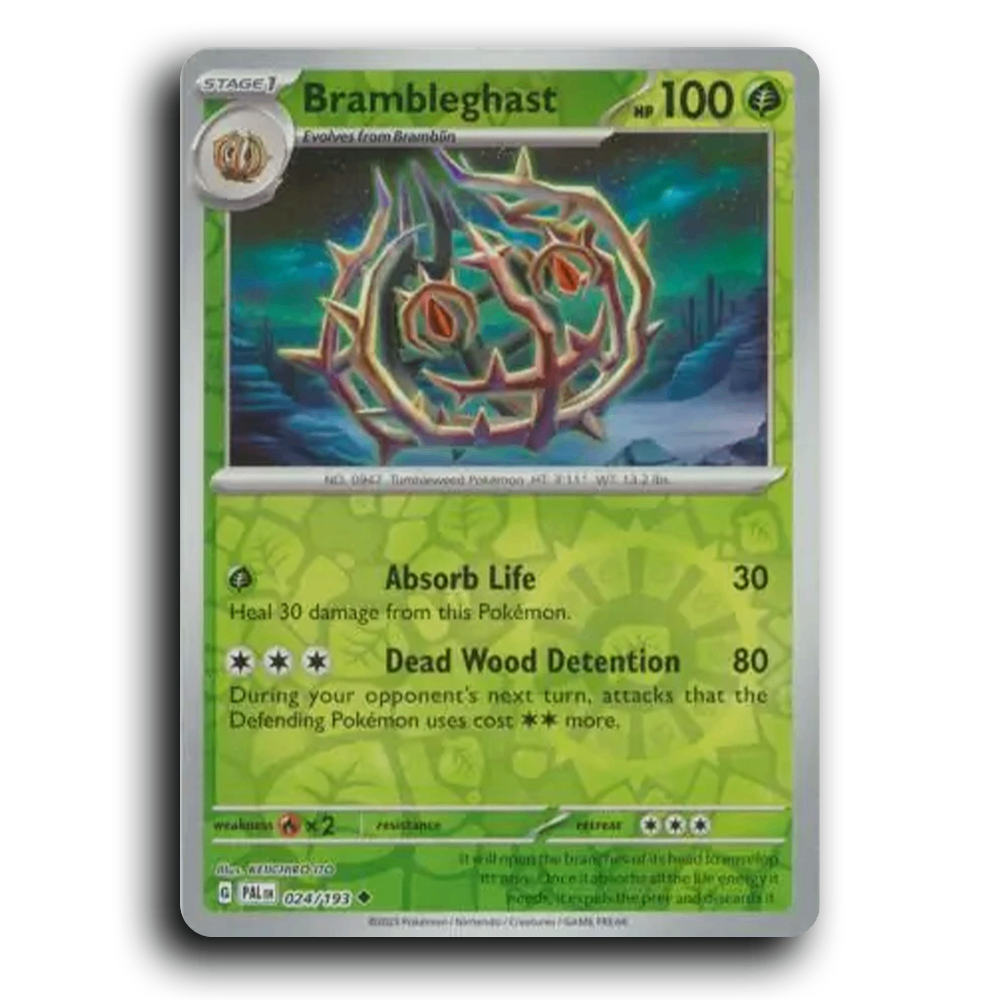 Brambleghast (024/193) [Paldea Evolved] Uncommon Pokemon Card TCG Near Mint NM Reverse Holo