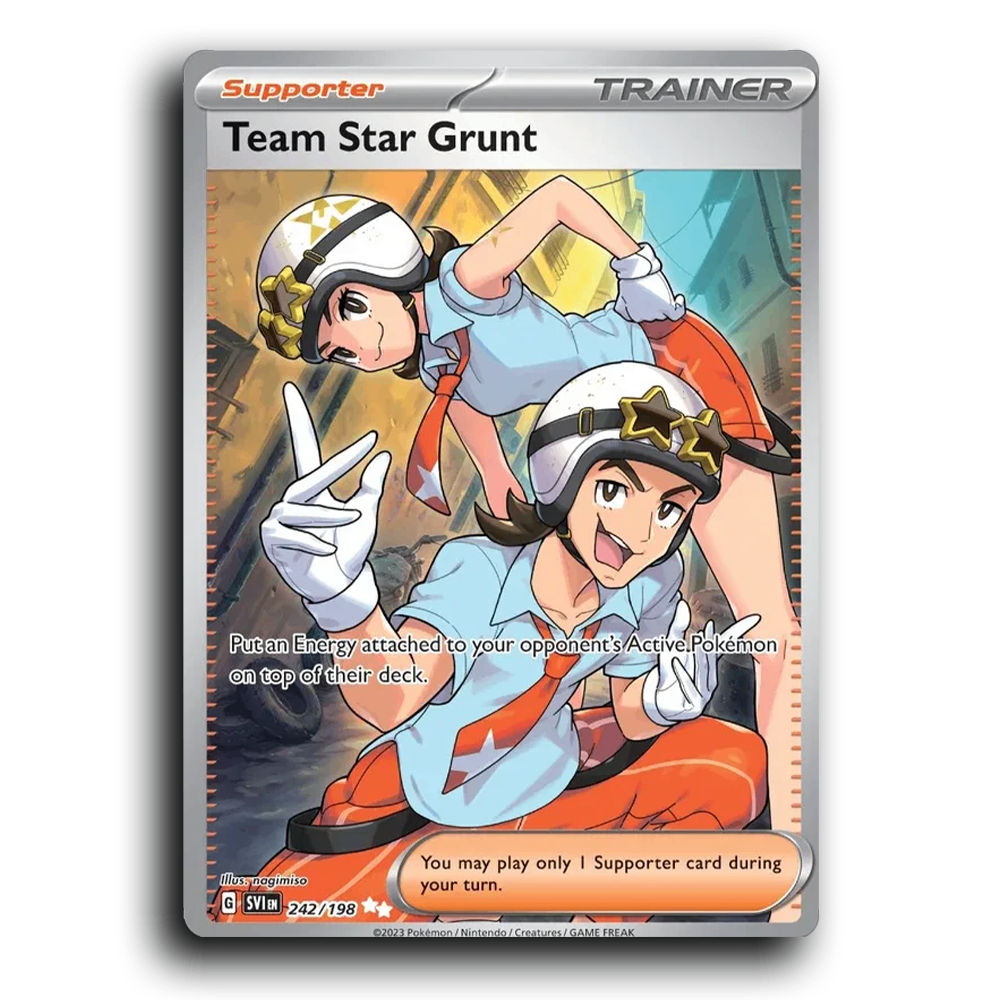 Team Star Grunt (242/198) [Scarlet & Violet] Ultra Rare nagimiso Pokemon Card TCG Near Mint NM