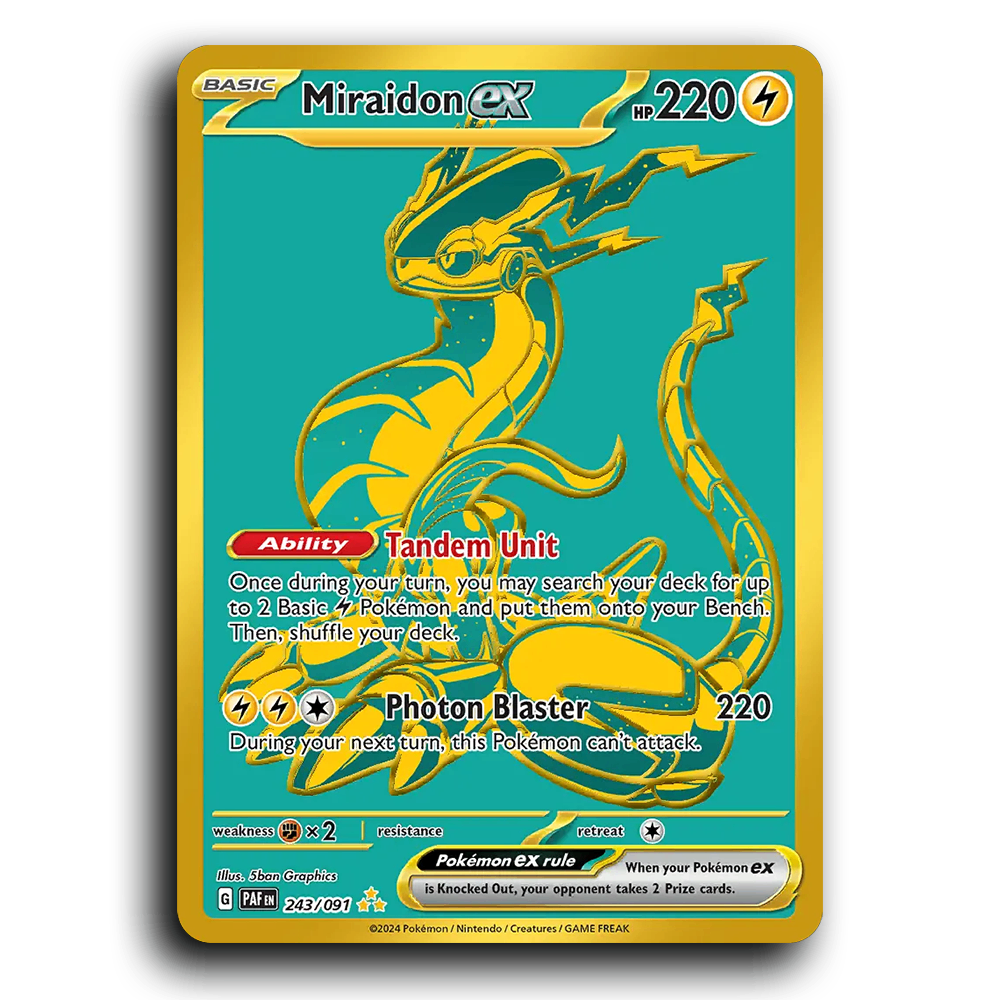 Miraidon ex (243/091) [Paldean Fates]