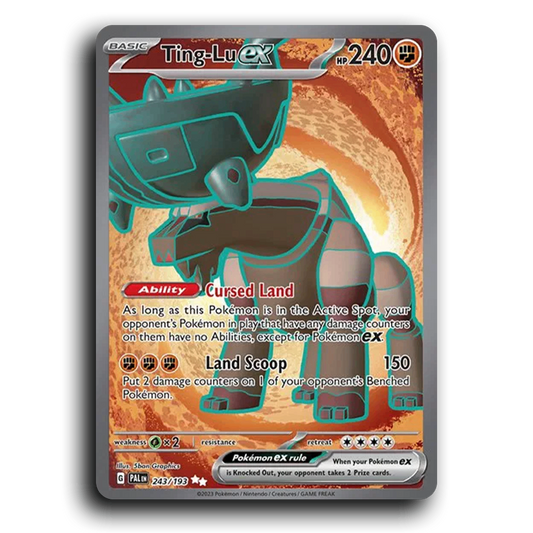Ting-Lu ex (243/193) [Paldea Evolved] Ultra Rare Pokemon Card TCG Near Mint NM