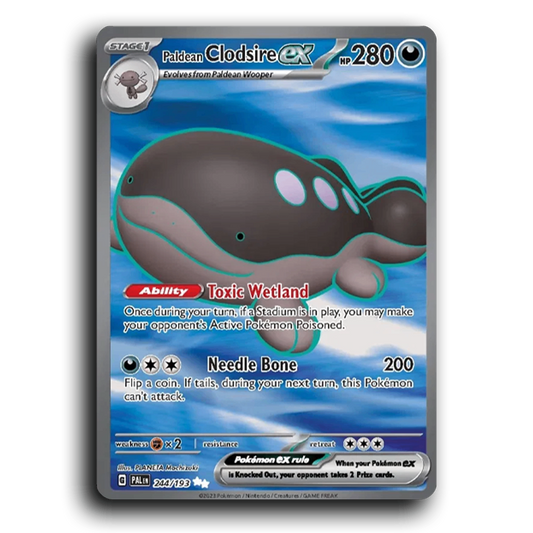 Paldean Clodsire ex (244/193) [Paldea Evolved] Ultra Rare Pokemon Card TCG Near Mint NM
