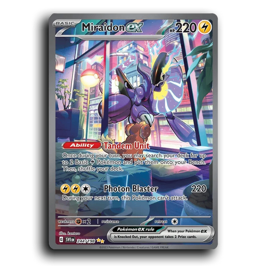 Miraidon ex (244/198) [Scarlet & Violet] Special Illustration Rare kantaro Pokemon Card TCG Near Mint NM