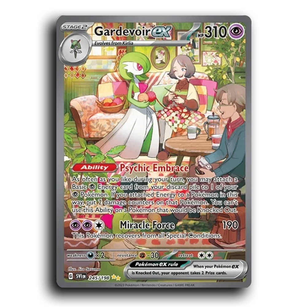Gardevoir ex (245/198) [Scarlet & Violet] Special Illustration Rare Jiro Sasumo Pokemon Card TCG Near Mint NM