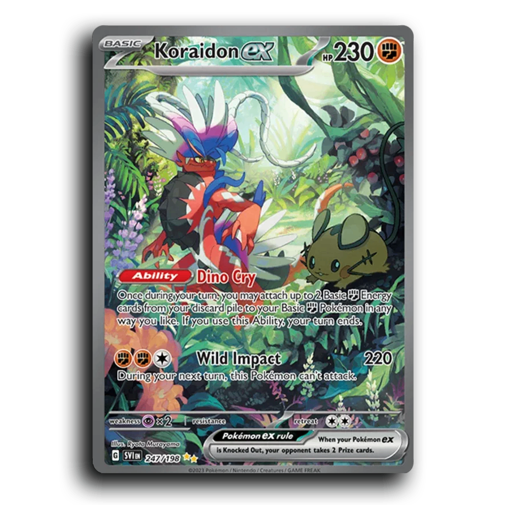 Koraidon ex (247/198) [Scarlet & Violet] Special Illustration Rare Ryota Murayama Pokemon Card TCG Near Mint NM