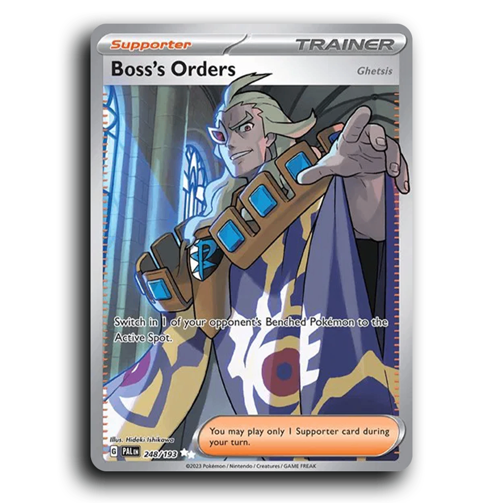 Boss's Orders (Ghetsis) (248/193) [Paldea Evolved] Ultra Rare Pokemon Card TCG Near Mint NM