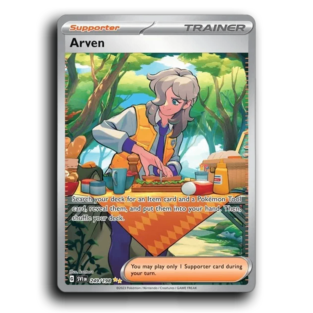 Arven (249/198) [Scarlet & Violet] Special Illustration Rare kantaro Pokemon Card TCG Near Mint NM