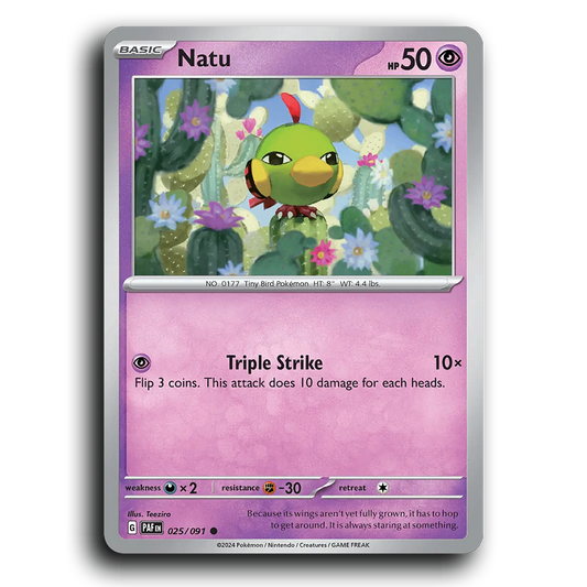 Natu (025/091) [Paldean Fates]