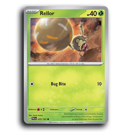 Rellor (025/193) [Paldea Evolved] Common Pokemon Card TCG Near Mint NM