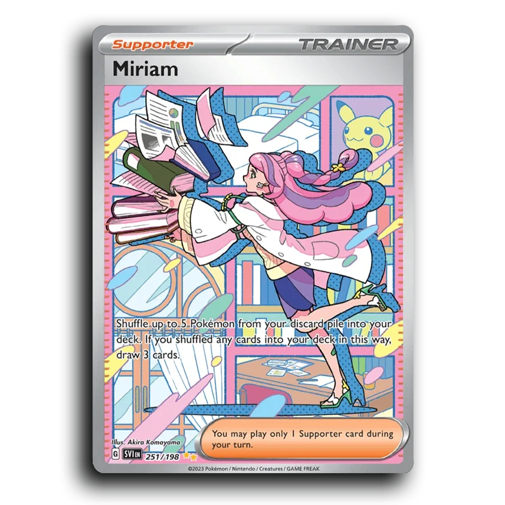Miriam (251/198) [Scarlet & Violet] Special Illustration Rare Akira Komayama Pokemon Card TCG Near Mint NM