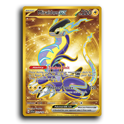 Miraidon ex (253/198) [Scarlet & Violet] Hyper Rare 5ban Graphics Pokemon Card TCG Near Mint NM