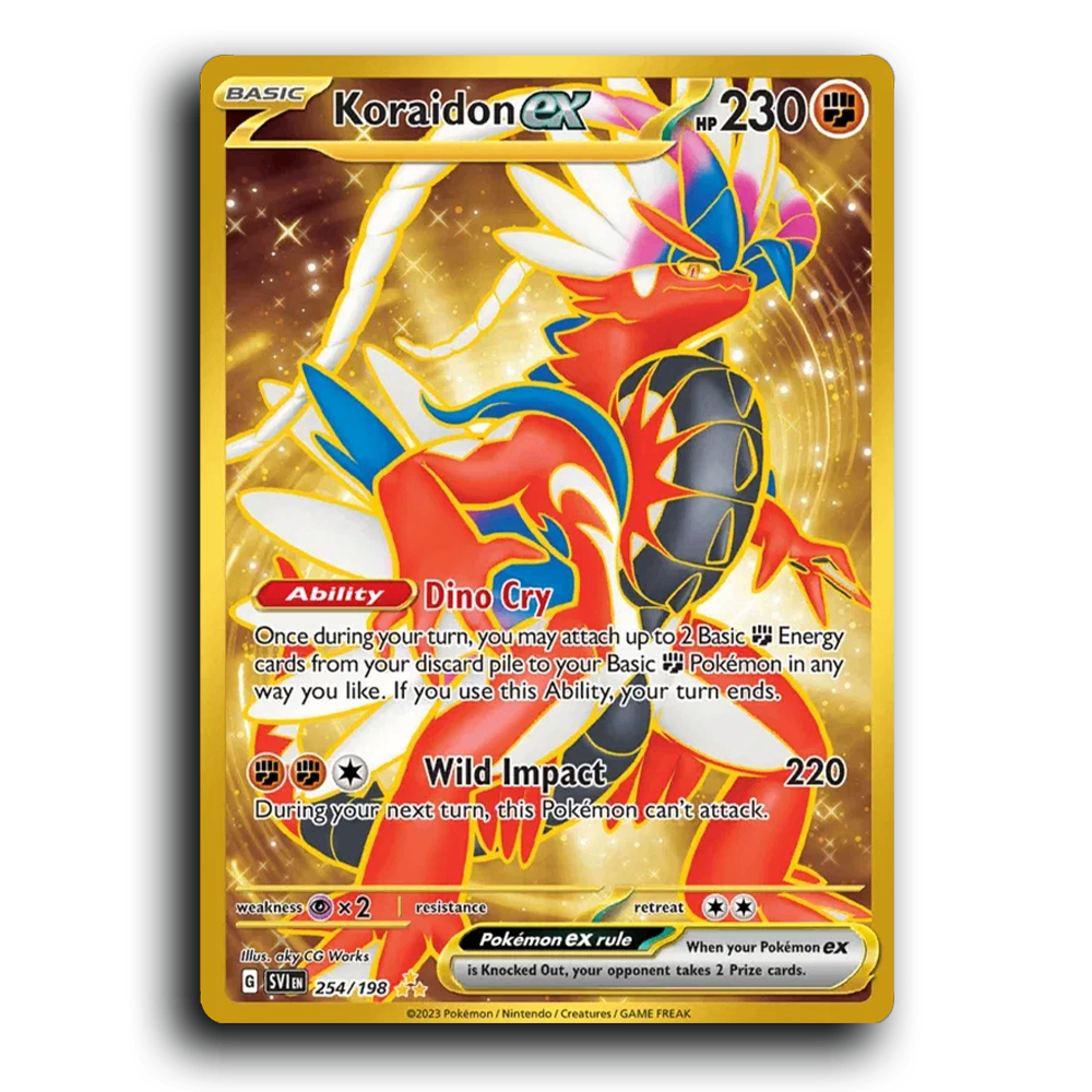 Koraidon ex (254/198) [Scarlet & Violet] Hyper Rare aky CG Works Pokemon Card TCG Near Mint NM
