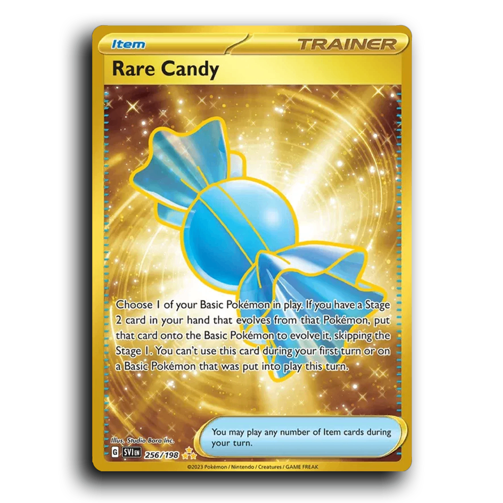 Rare Candy (256/198) [Scarlet & Violet] Hyper Rare Studio Bora Inc. Pokemon Card TCG Near Mint NM Reverse Holo