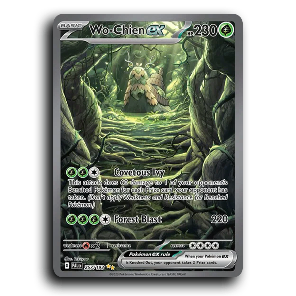 Wo-Chien ex (257/193) [Paldea Evolved] Special Illustration Rare Pokemon Card TCG Near Mint NM