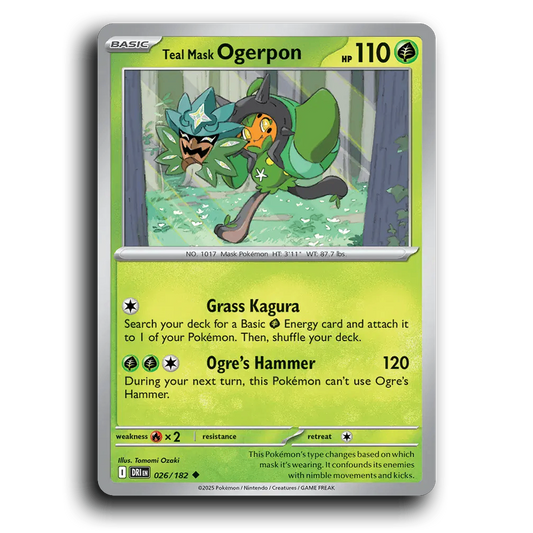 Teal Mask Ogerpon - 026/182 [Destined Rivals]