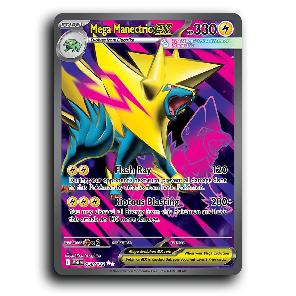 Mega Manectric ex - 158/132 [Mega Evolution]