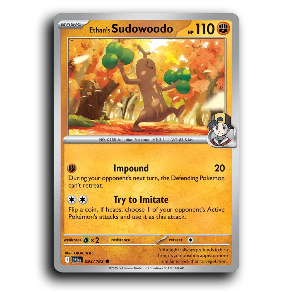 Ethan's Sudowoodo - 093/182 [SV10 - Destined Rivals]