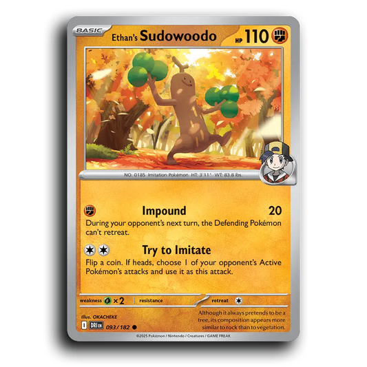 Ethan's Sudowoodo - 093/182 [SV10 - Destined Rivals]