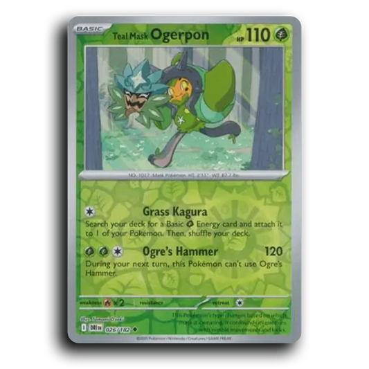 Teal Mask Ogerpon (026/182) [Destined Rivals]