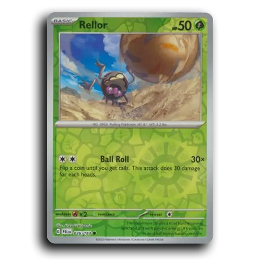 Rellor (026/193) [Paldea Evolved] Common Pokemon Card TCG Near Mint NM Reverse Holo