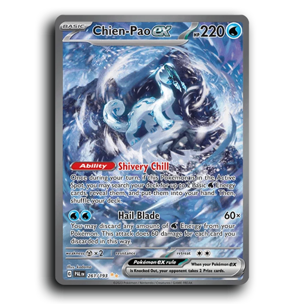 Chien-Pao ex (261/193) [Paldea Evolved] Special Illustration Rare Pokemon Card TCG Near Mint NM
