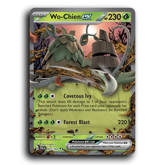 Wo-Chien ex (027/193) [Paldea Evolved] Double Rare Pokemon Card TCG Near Mint NM