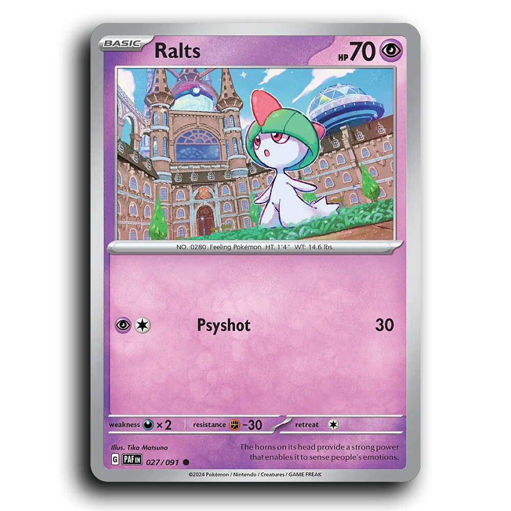 Ralts (027/091) [Paldean Fates]