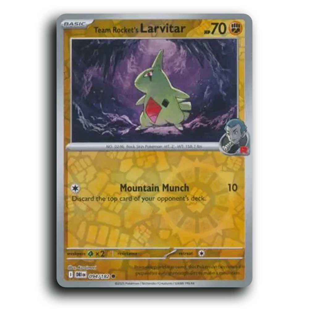 Team Rocket's Larvitar (094/182) [Destined Rivals]