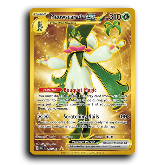 Meowscarada ex (271/193) [Paldea Evolved] Hyper Rare Pokemon Card TCG Near Mint NM