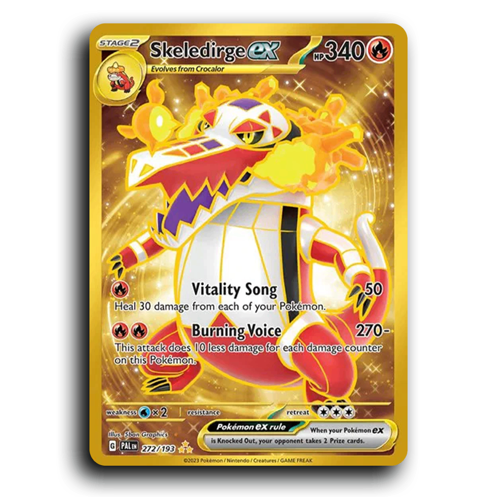 Skeledirge ex (272/193) [Paldea Evolved] Hyper Rare Pokemon Card TCG Near Mint NM