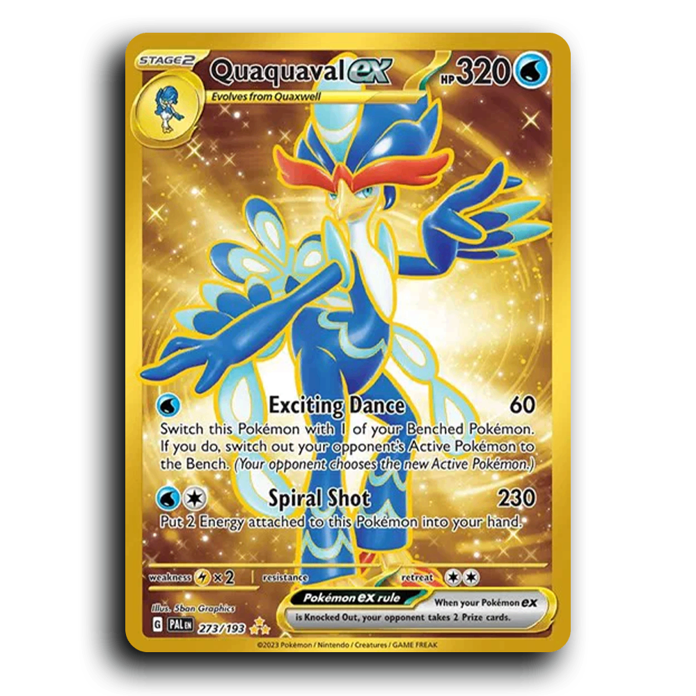 Quaquaval ex (273/193) [Paldea Evolved] Hyper Rare Pokemon Card TCG Near Mint NM