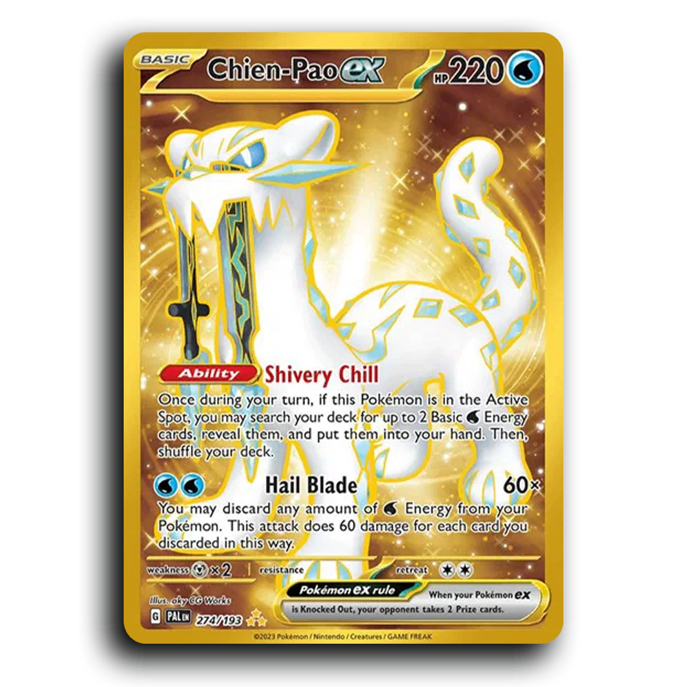 Chien-Pao ex (274/193) [Paldea Evolved] Hyper Rare Pokemon Card TCG Near Mint NM
