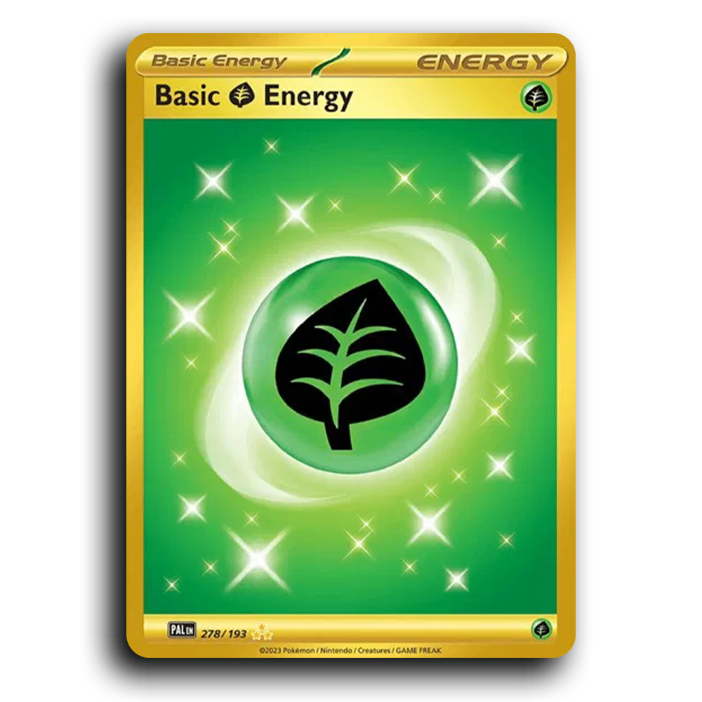 Basic Grass Energy (278/193) [Paldea Evolved] Hyper Rare Pokemon Card TCG Near Mint NM