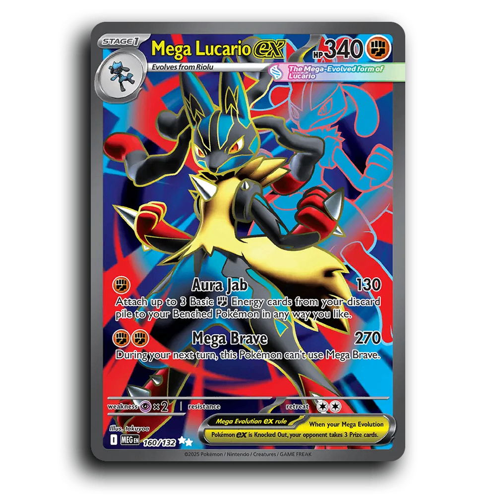 Mega Lucario ex - 160/132 [Mega Evolution]
