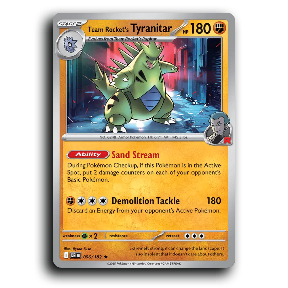 Team Rocket's Tyranitar - 096/182 [SV10 - Destined Rivals]