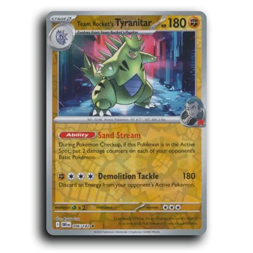 Team Rocket's Tyranitar (096/182) [Destined Rivals]