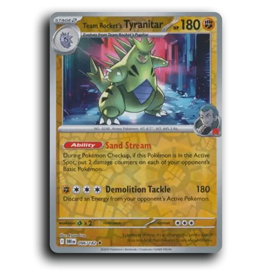Team Rocket's Tyranitar (096/182) [Destined Rivals]
