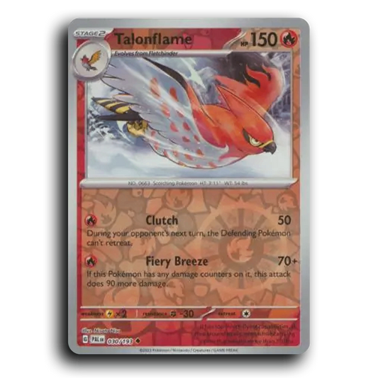 Talonflame (030/193) [Paldea Evolved] Uncommon Pokemon Card TCG Near Mint NM Reverse Holo