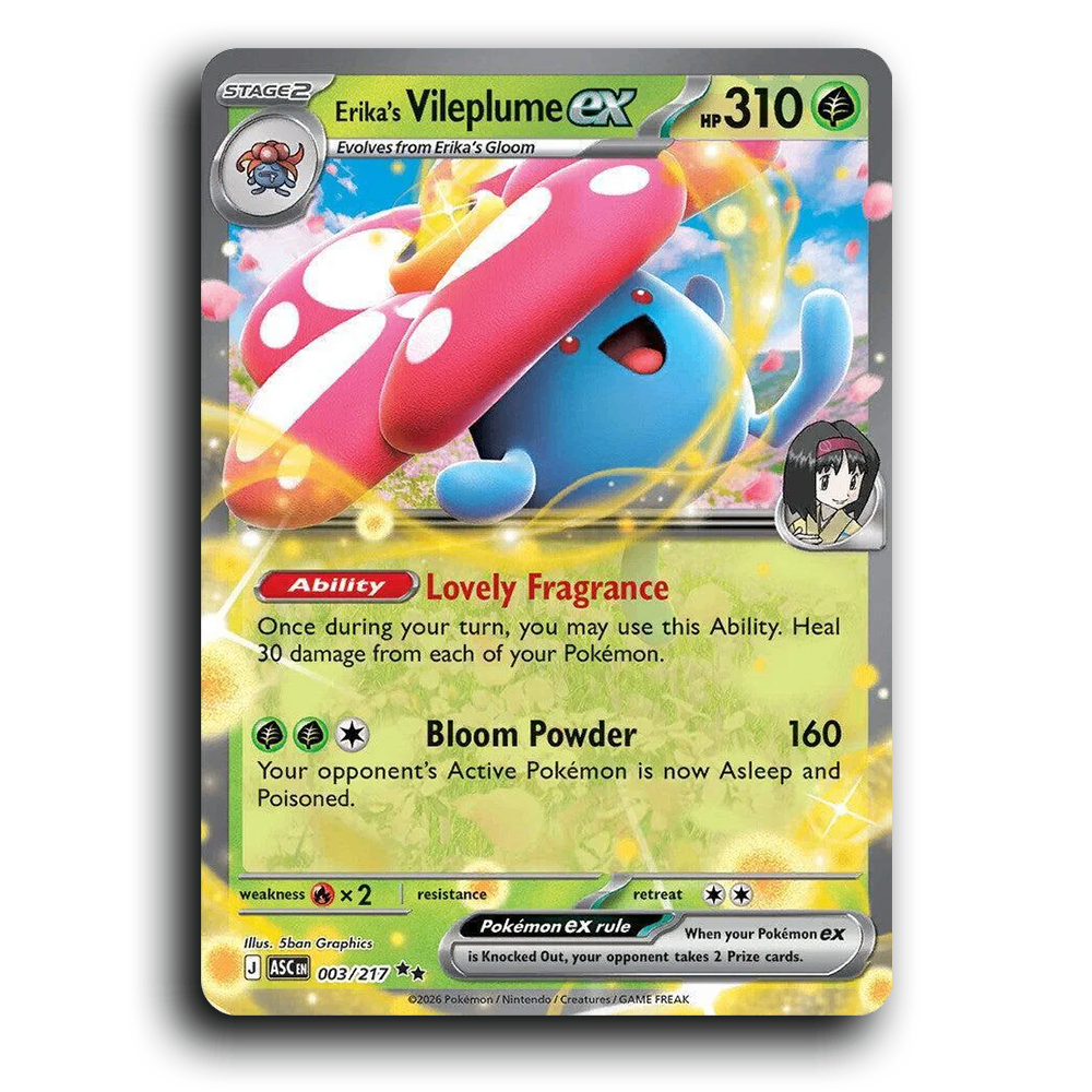 Erika's Vileplume ex - 003/217 [Ascended Heroes]