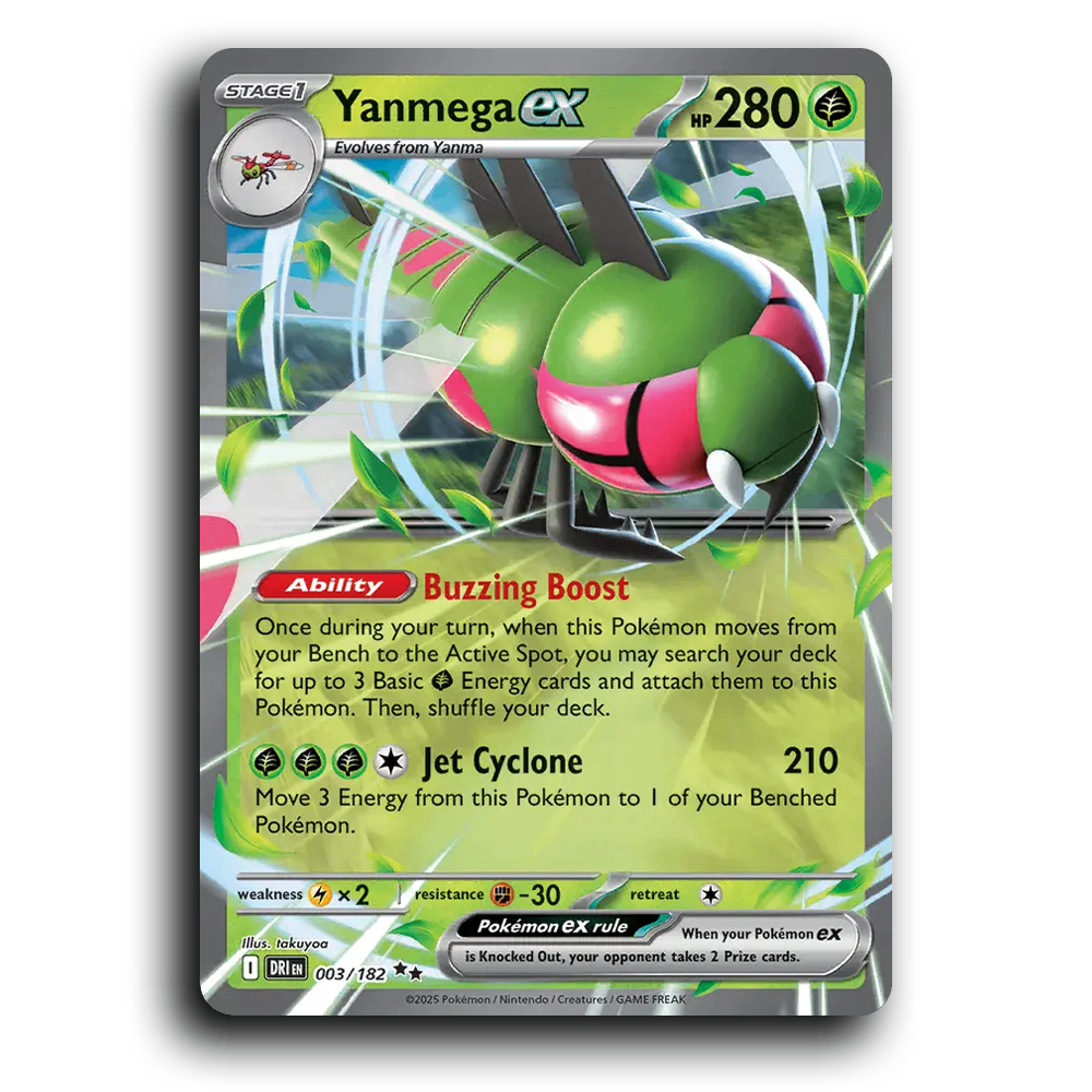 Yanmega ex - 003/182 [Destined Rivals]