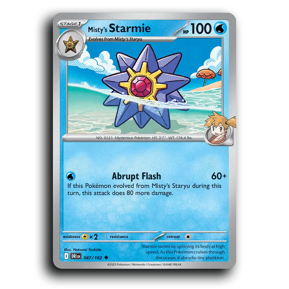 Misty's Starmie - 047/182 [Destined Rivals]