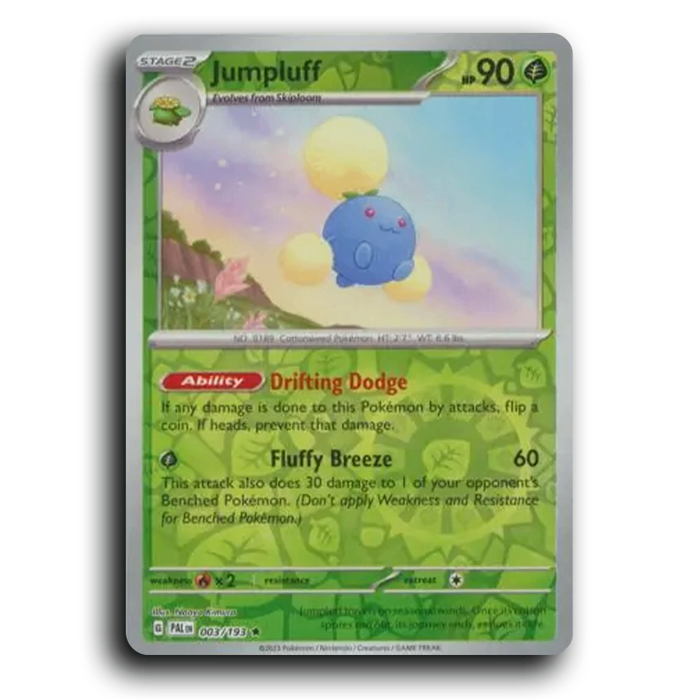 Jumpluff (003/193) [Paldea Evolved] Rare Pokemon Card TCG Near Mint NM Reverse Holo