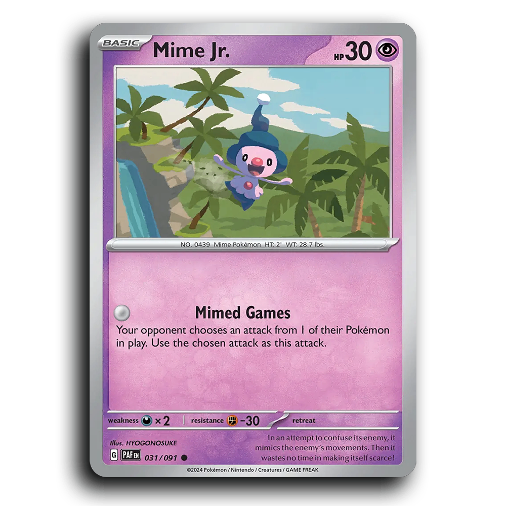 Mime Jr. (031/091) [Paldean Fates]