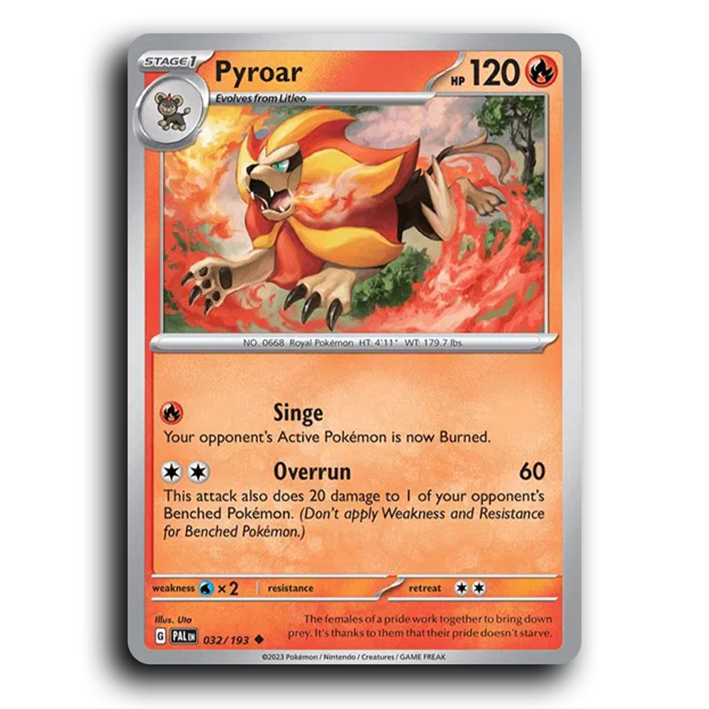 Pyroar (032/193) [Paldea Evolved] Uncommon Pokemon Card TCG Near Mint NM